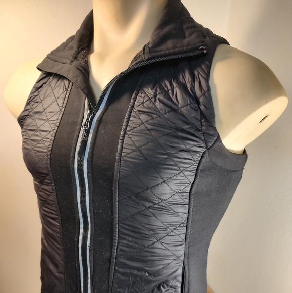 Dover Women's M Medium Polyester Full Zip Black Vest - Picture 6 of 8